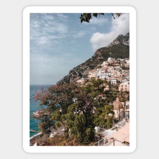 Positano, Amalfi Coast, Italy - Travel Photography Sticker